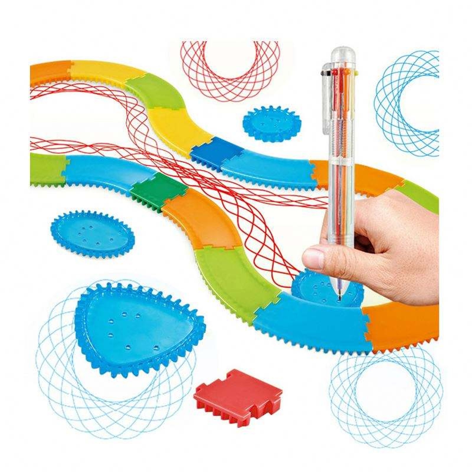 Art Craft Toys - Student Geometry Drawing Stencils Set Painting