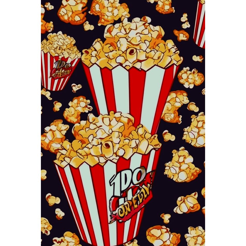 Art Craft Room Ideas - RUOPOTY Popcorn Diamond Painting Kit Wall