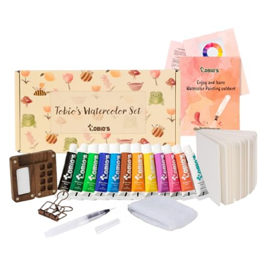 Art & Craft Teacher - Original Mini Wooden Watercolor Paint Set