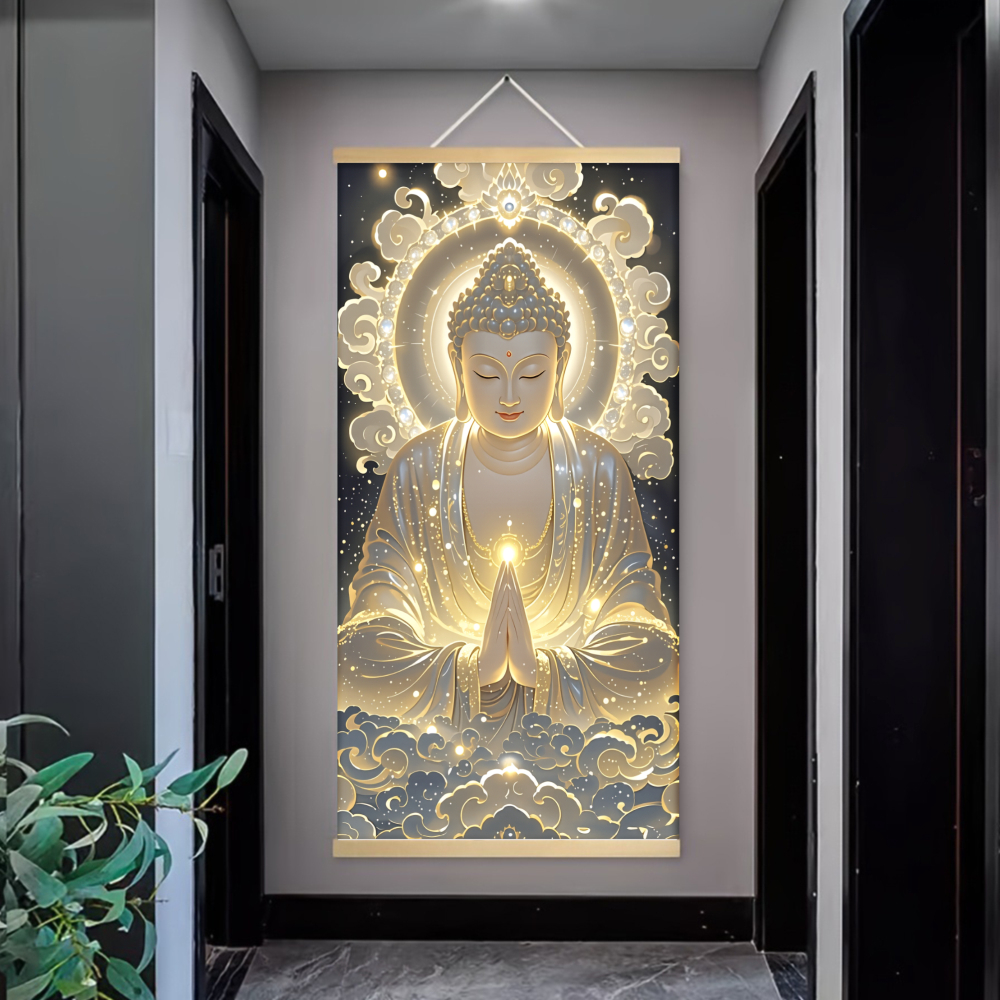 Art Craft Toys - 2D Flat 1pcs Canvas Scroll Poster