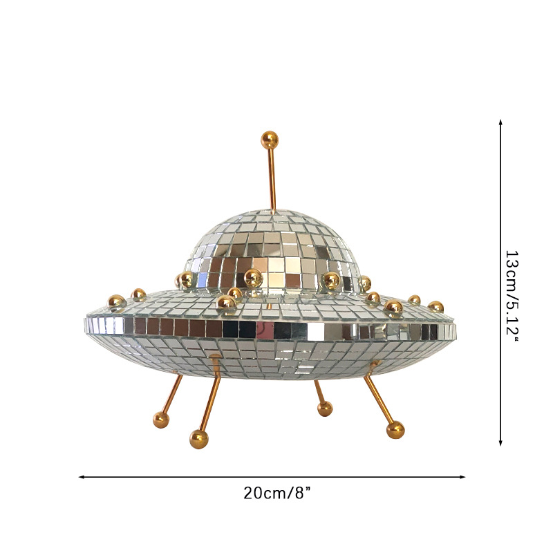 Art Craft Mirror - UFO Mirror Disco Ball Reflective Ornament