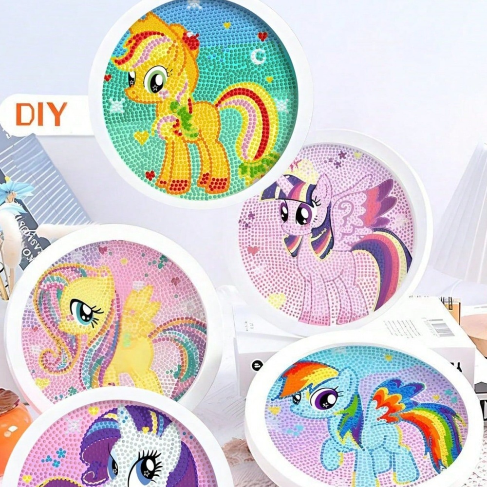 Art Craft Event - 1pc Round Frame Diamond Painting, DIY