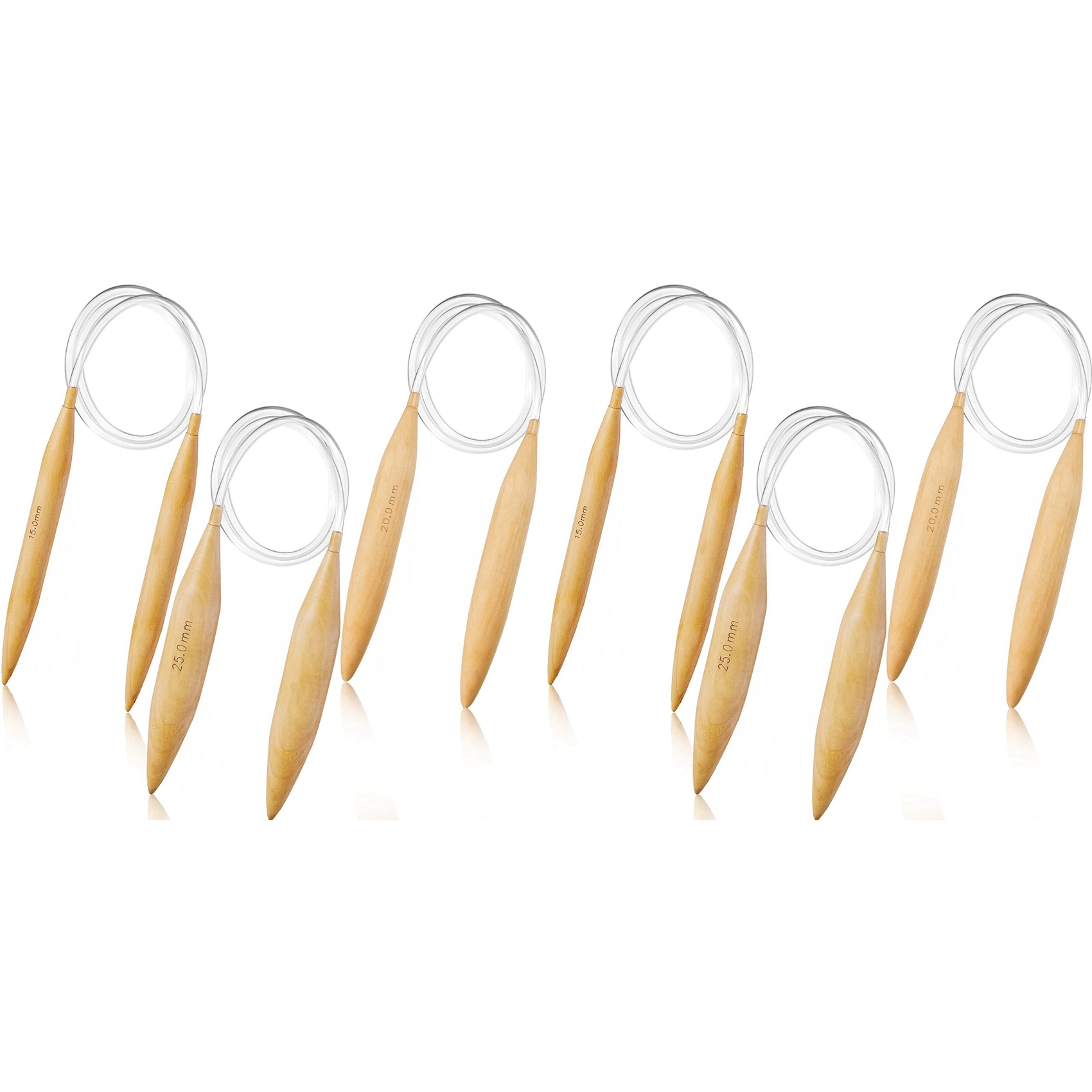 Professional 6X Bamboo Circula - Knitting Needle Circular recension och pris