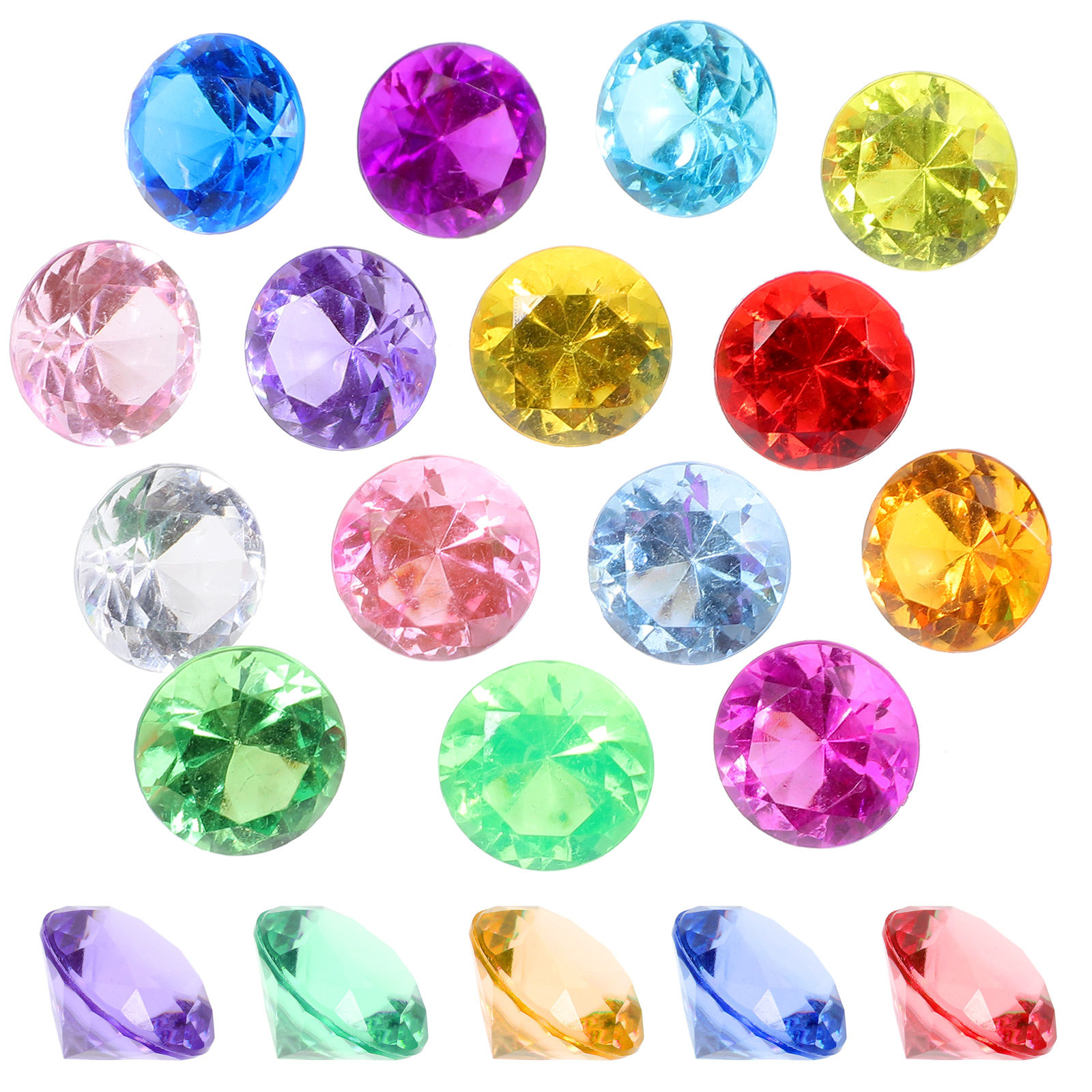 100Pcs Acrylic Crystal Diamond - Art Craft Event recension och pris