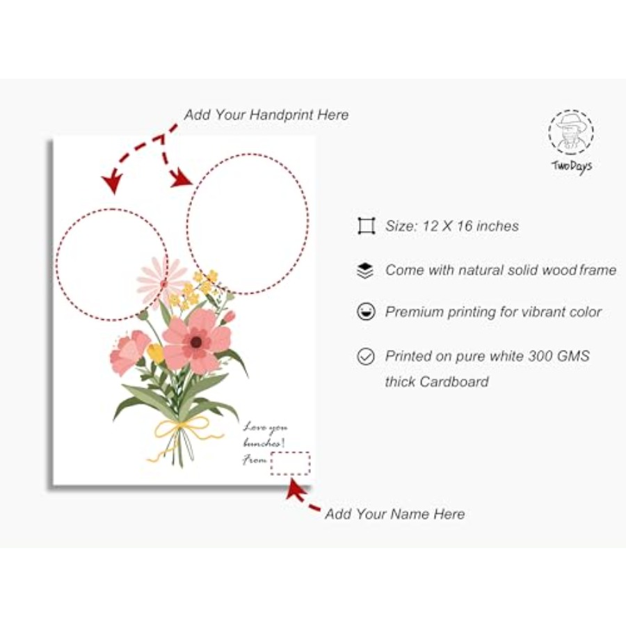 Flower Bouquet Handprint Art C - Art & Craft Teacher recension och pris