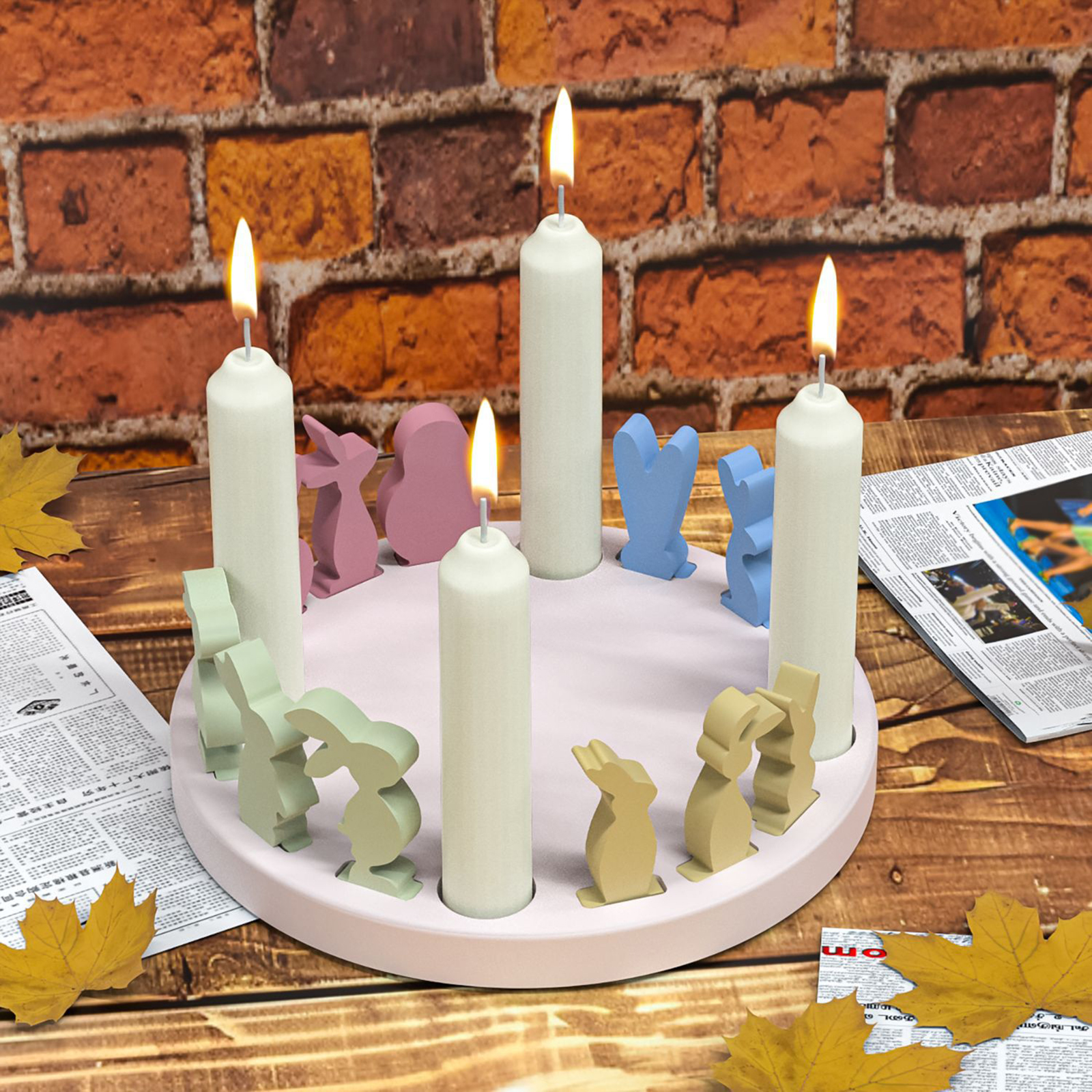 Hollow House Rabbit Candle Hol - Art Craft Easter recension och pris
