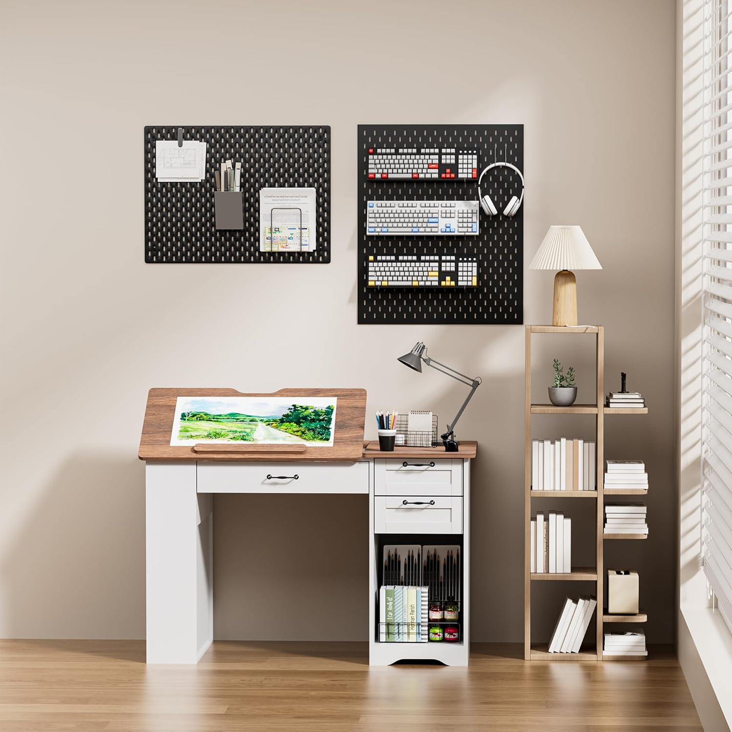 Drafting Table with Storage Ca - Art & Craft Paper Ideas recension och pris