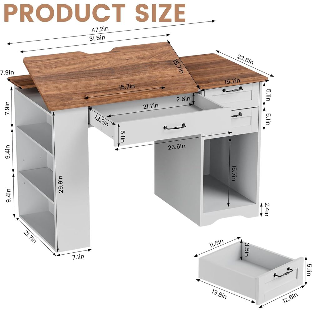 Drating Table with Storage Cab - Art & Craft Paper Ideas recension och pris