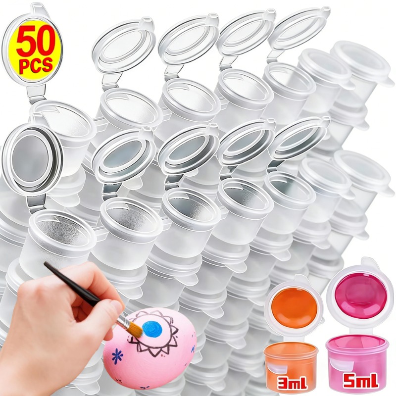 10/30/50PCS Empty Paint Pots M - Art Craft Cup recension och pris