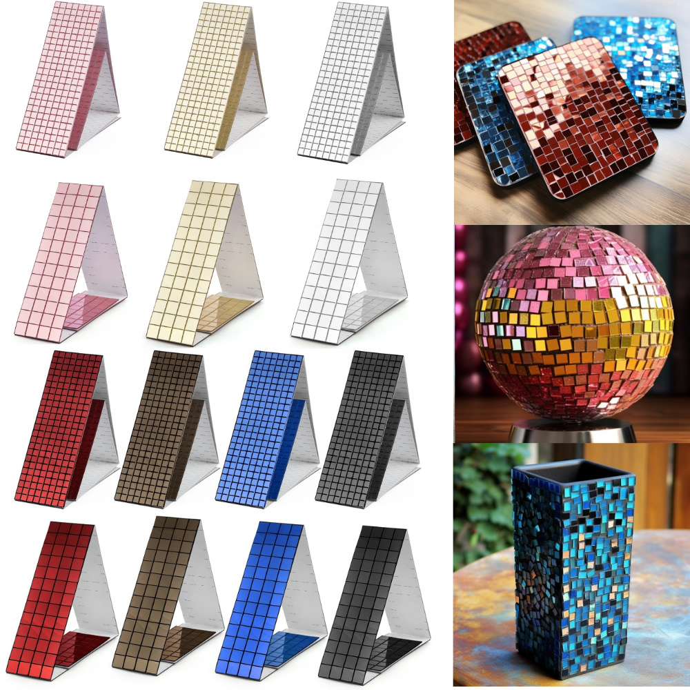 Self-Adhesive Real Glass Craft - Art Craft Mirror recension och pris
