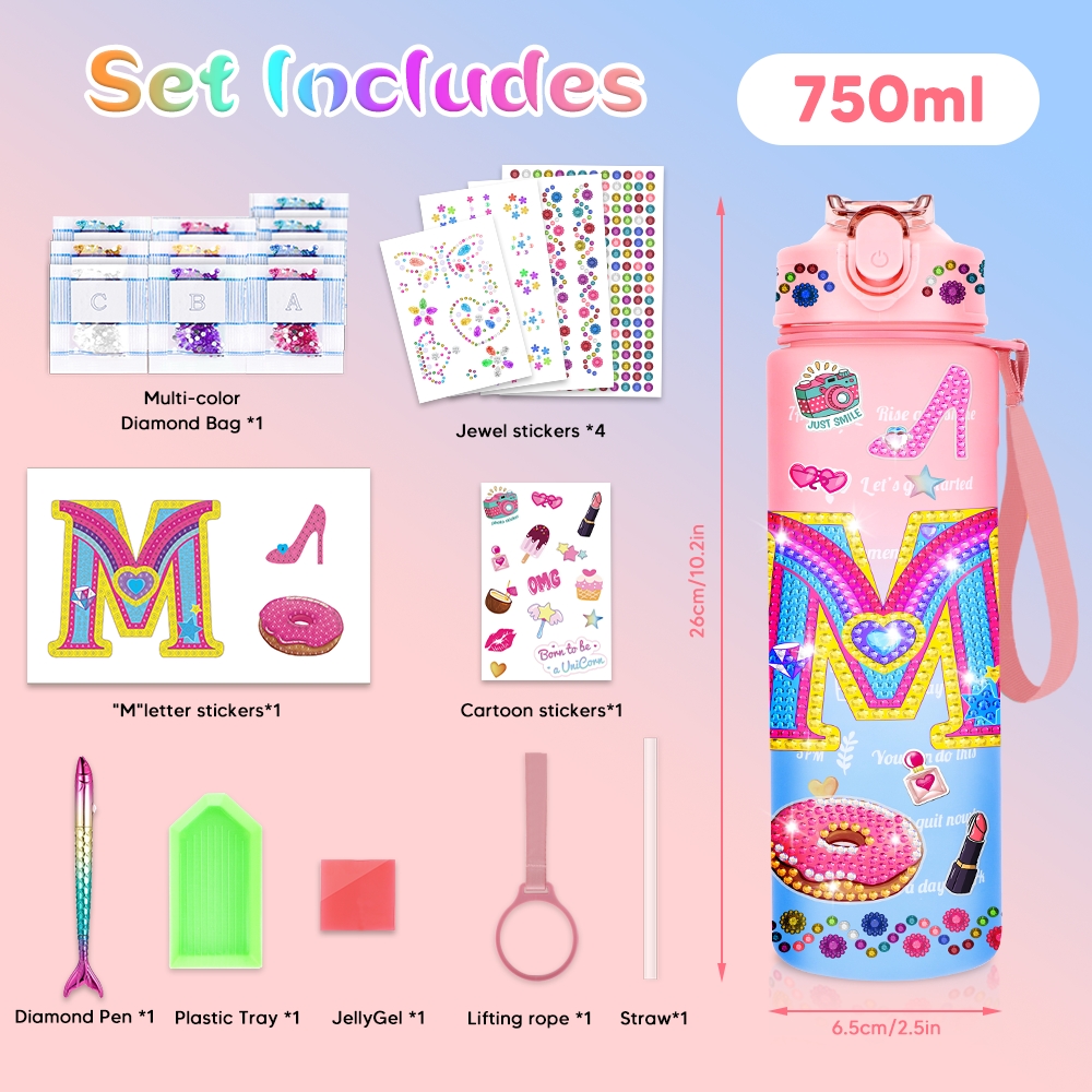 1Set Decorate Your Own Water B - Art Craft Cup recension och pris