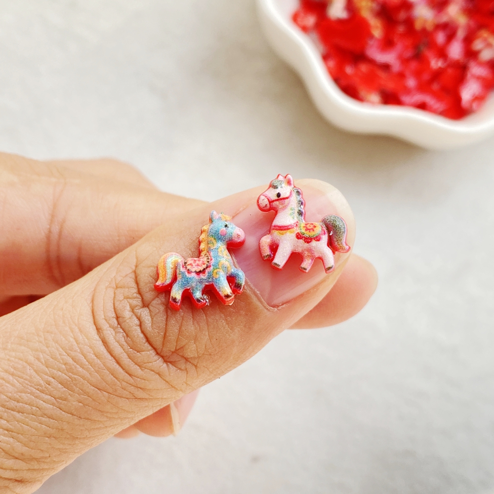50pcs Resin Cute Mini Red Anim - Art Craft Easter recension och pris