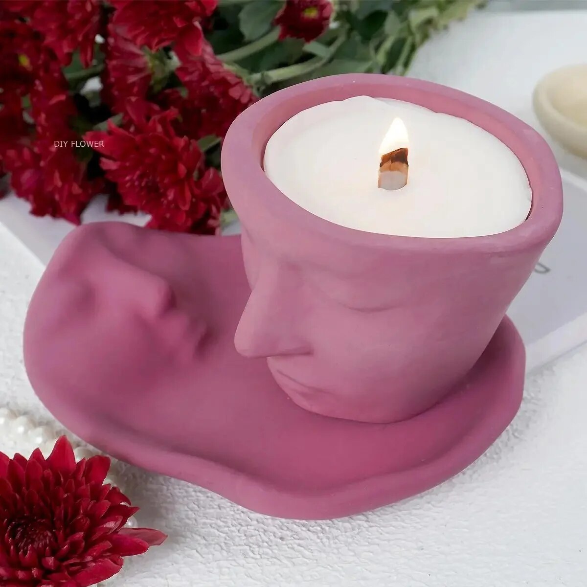 Abstract Face Jar Tray Silicon - Art Craft Cup recension och pris