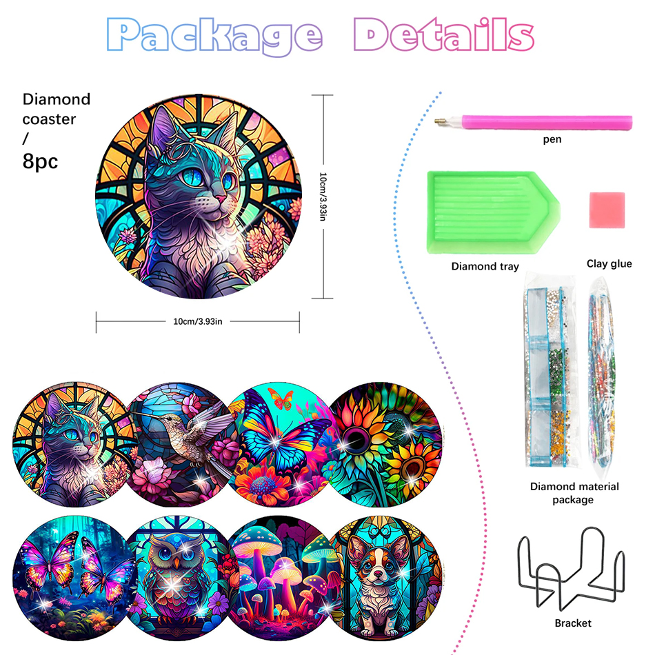 SDOYUNO 8pcs Diamond Art Coast - Art Craft Cup recension och pris