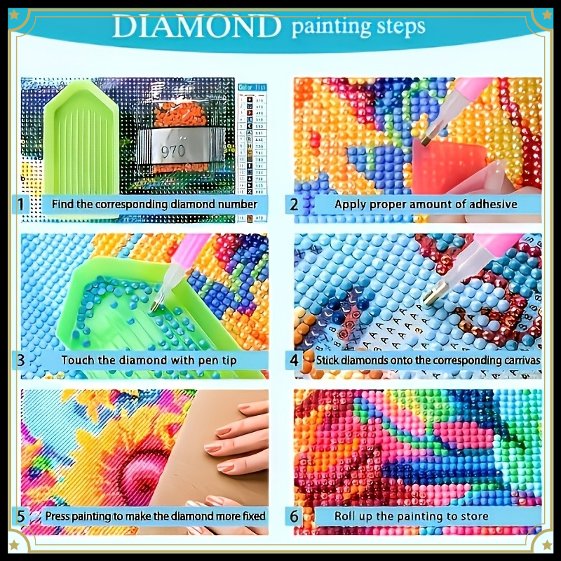 Full Round Diamond Painting Cu - Art Craft Room Ideas recension och pris