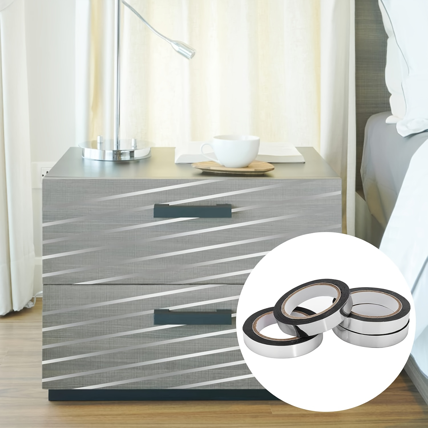 1/2pcs Metallic Silver Mirror  - Art Craft Mirror recension och pris