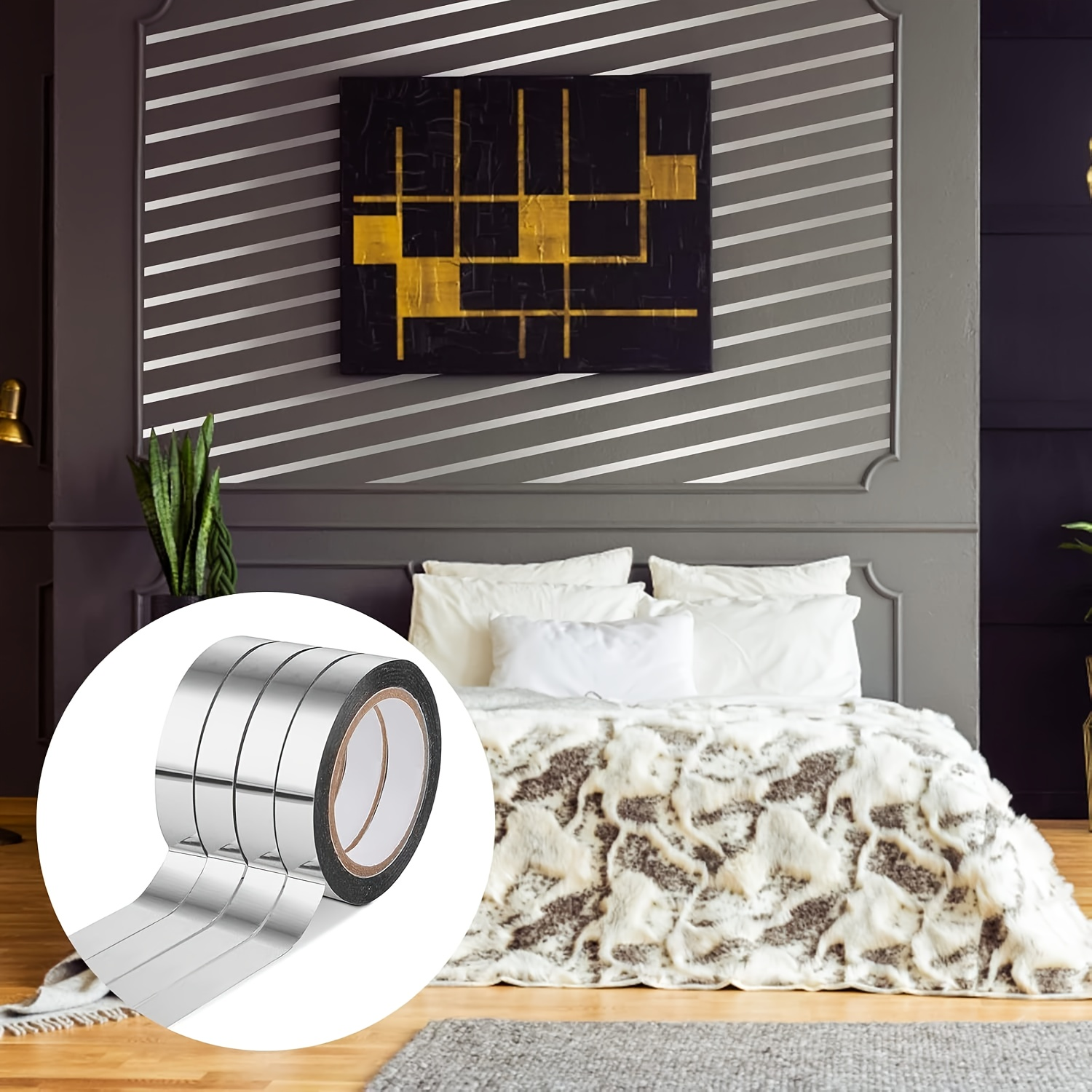 1/2pcs Metallic Silver Mirror  - Art Craft Mirror recension och pris
