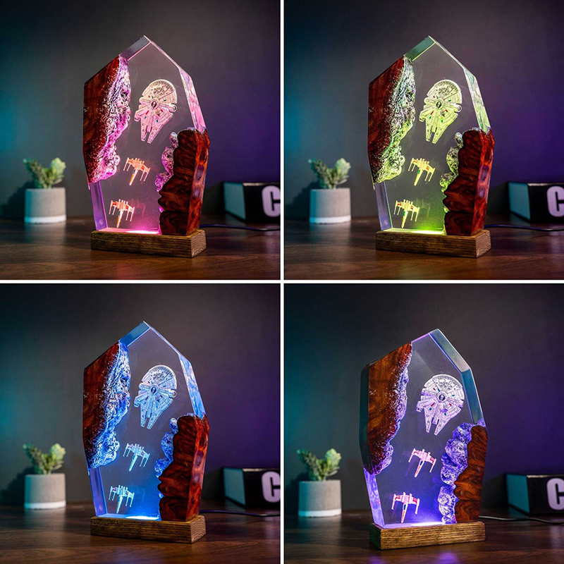 Table Resin Lamp Universe War  - Art Craft Toys recension och pris