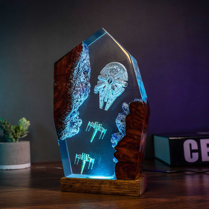 Table Resin Lamp Universe War  - Art Craft Toys recension och pris