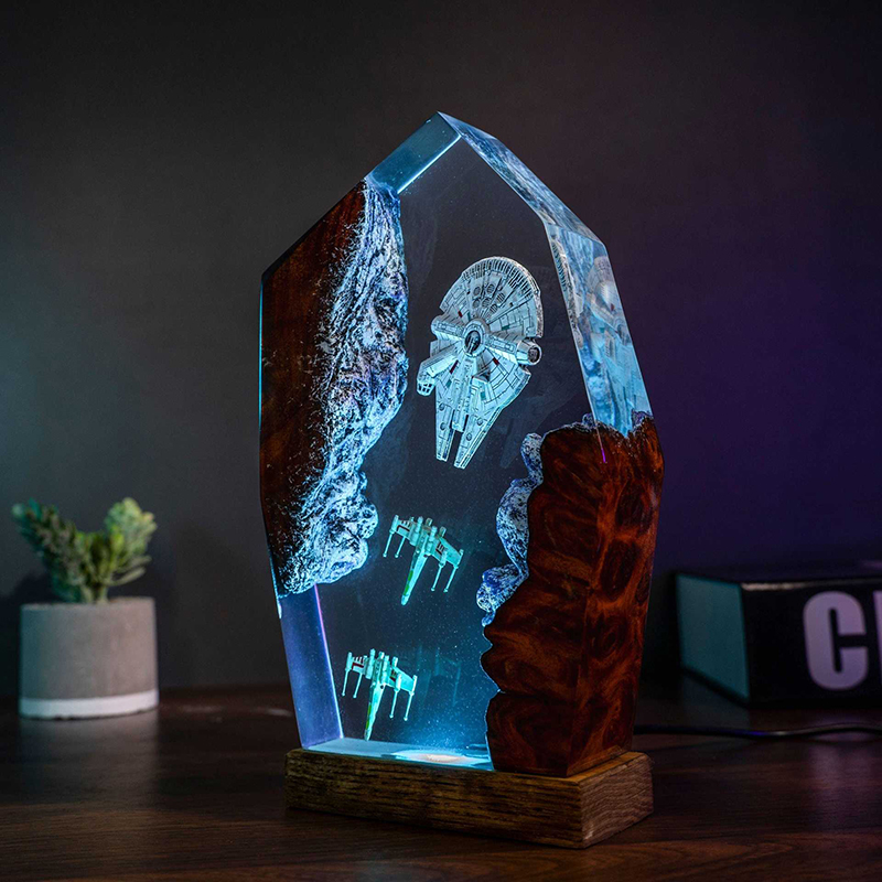 Table Resin Lamp Universe War  - Art Craft Toys recension och pris