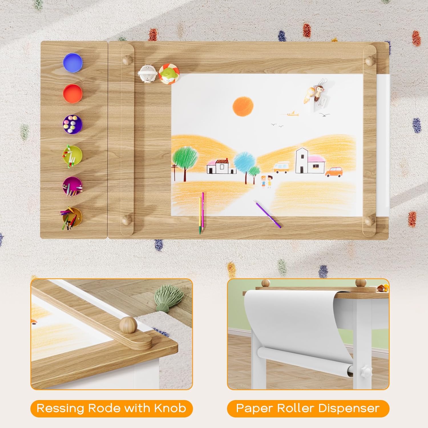 Kids Art Table and Chairs, Tod - Art Craft Cup recension och pris