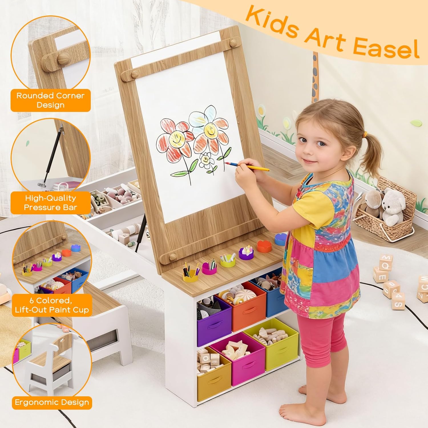 Kids Art Table and Chairs, Tod - Art Craft Cup recension och pris