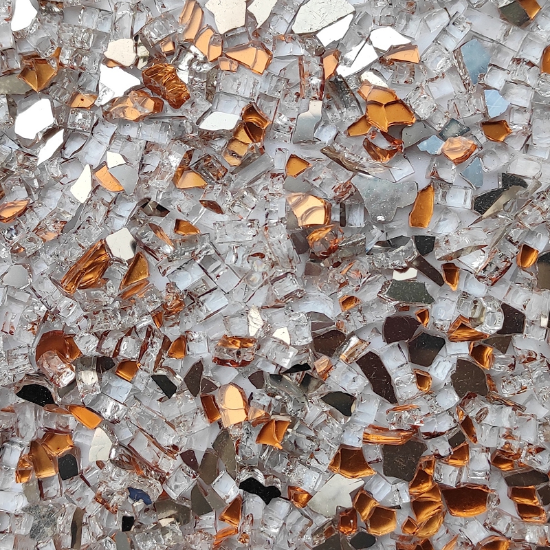 100g Mixed Color Crystal Glass - Art Craft Mirror recension och pris