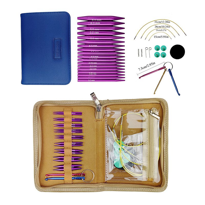 A Set of 34 Knitting Tools Cro - Knitting Needle Circular recension och pris