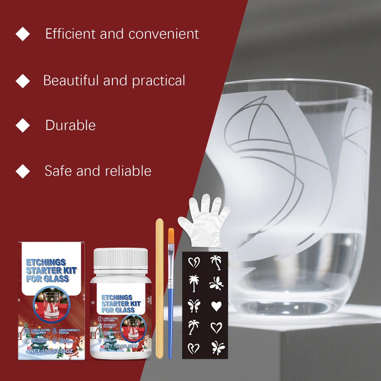 Glass Etching Kit Glass Etch S - Art Craft Cup recension och pris