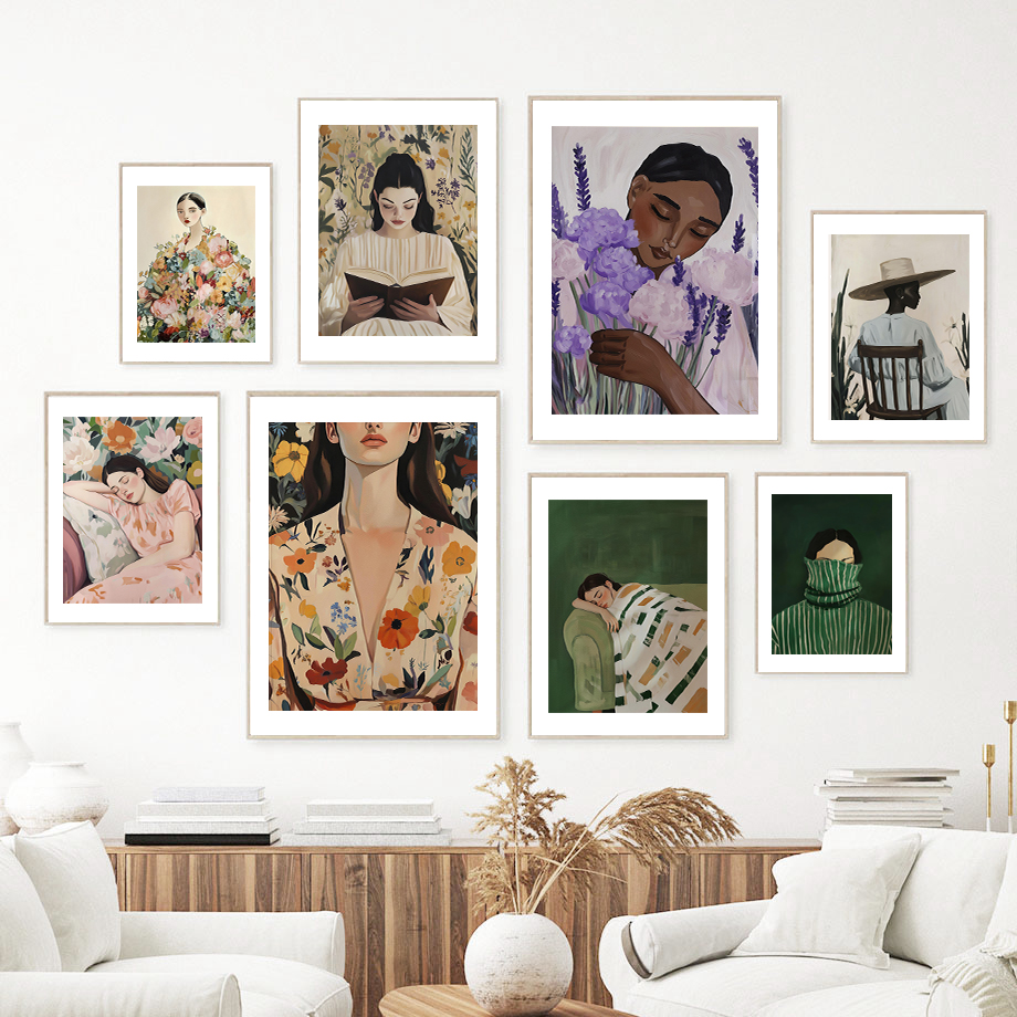 Woman Minimalist Woman Portrai - Art Craft Toys recension och pris