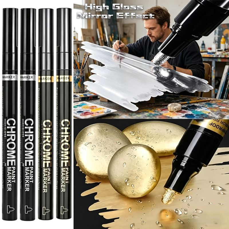 20/1Pcs 2 Colors Metallic Chro - Art Craft Mirror recension och pris