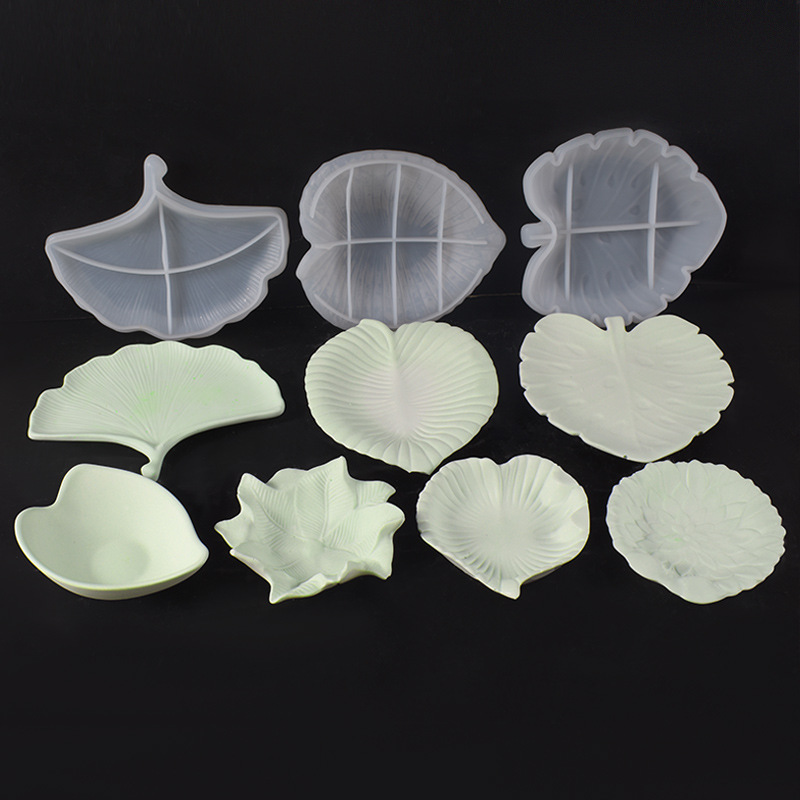 Plaster Cement DIY Leaf Dish M - Art Craft Mirror recension och pris