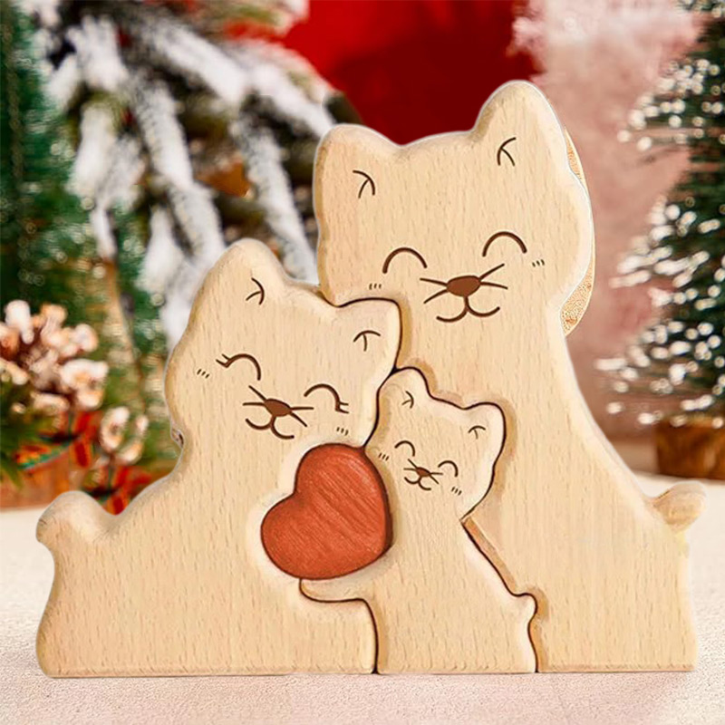 New Hot Selling Wooden Cute Ca - Art Craft Easter recension och pris