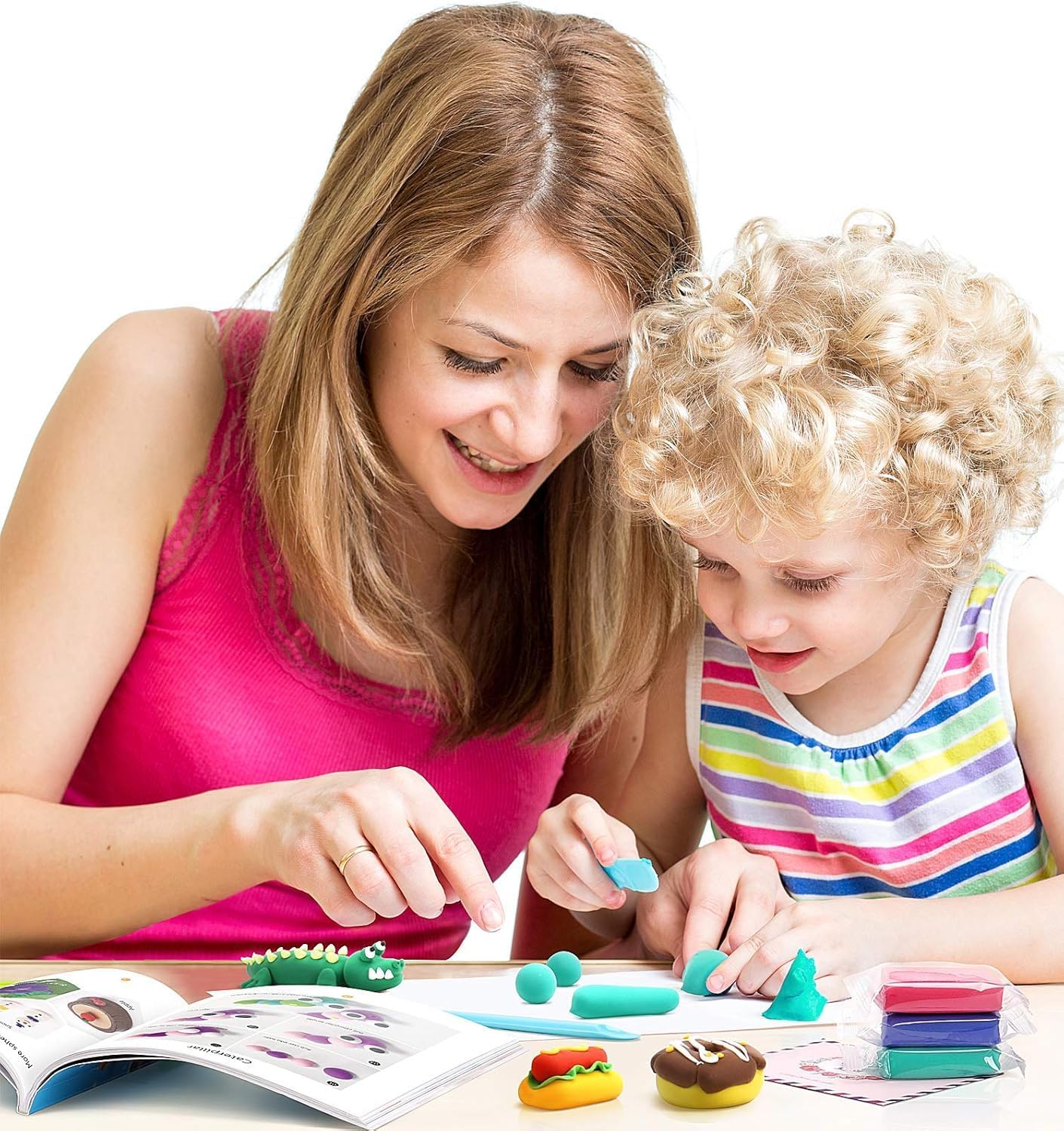 24 Colors Air Dry Clay Kit for - Art & Craft Teacher recension och pris