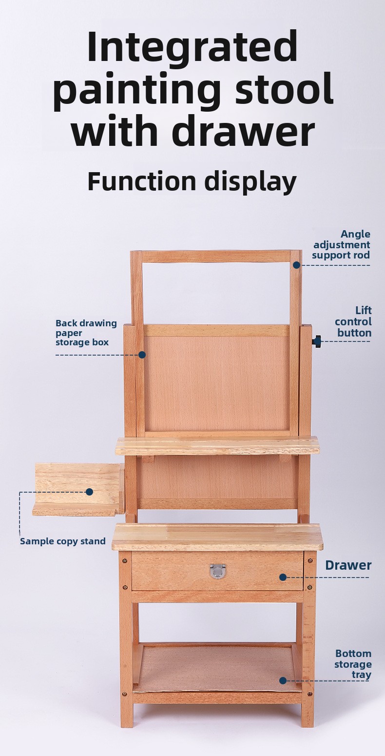 HXL integrated painting stool  - Art & Craft Paper Ideas recension och pris