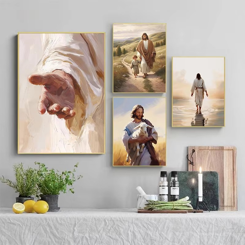 Classic Jesus Christ Walking o - Art Craft Toys recension och pris