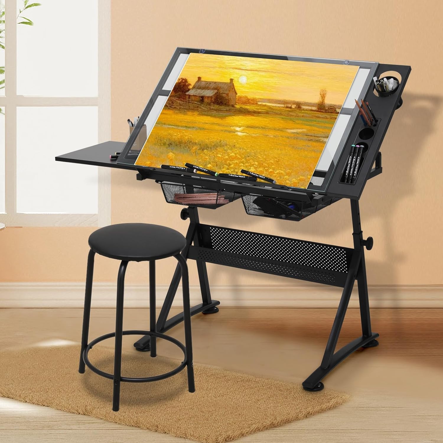 Drafting Table with Height Adj - Art & Craft Paper Ideas recension och pris