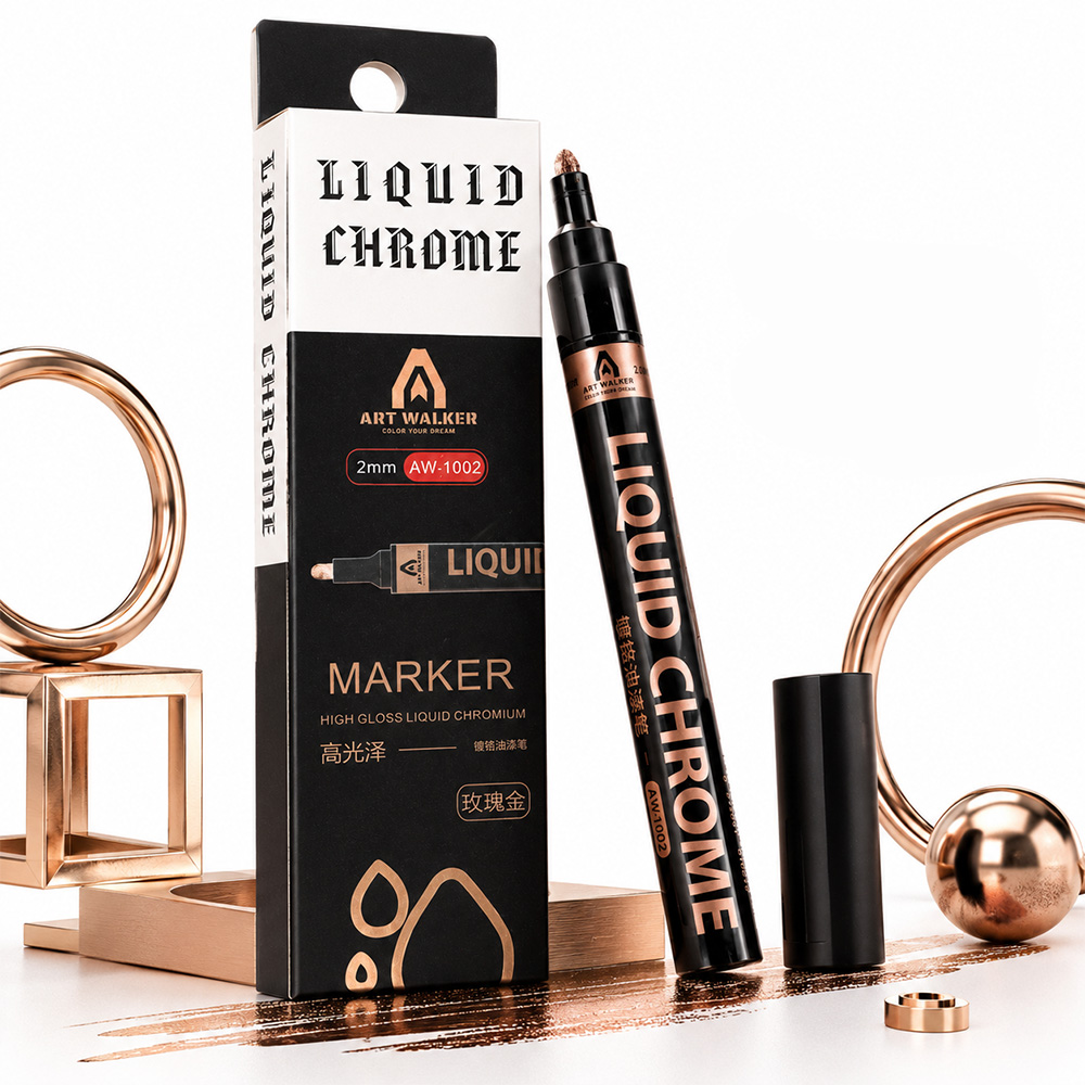 2mm Liquid Chrome Marker High  - Art Craft Mirror recension och pris