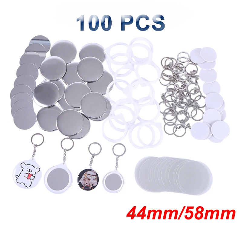 New 100PCS Key Ring Mirror Bla - Art Craft Mirror recension och pris