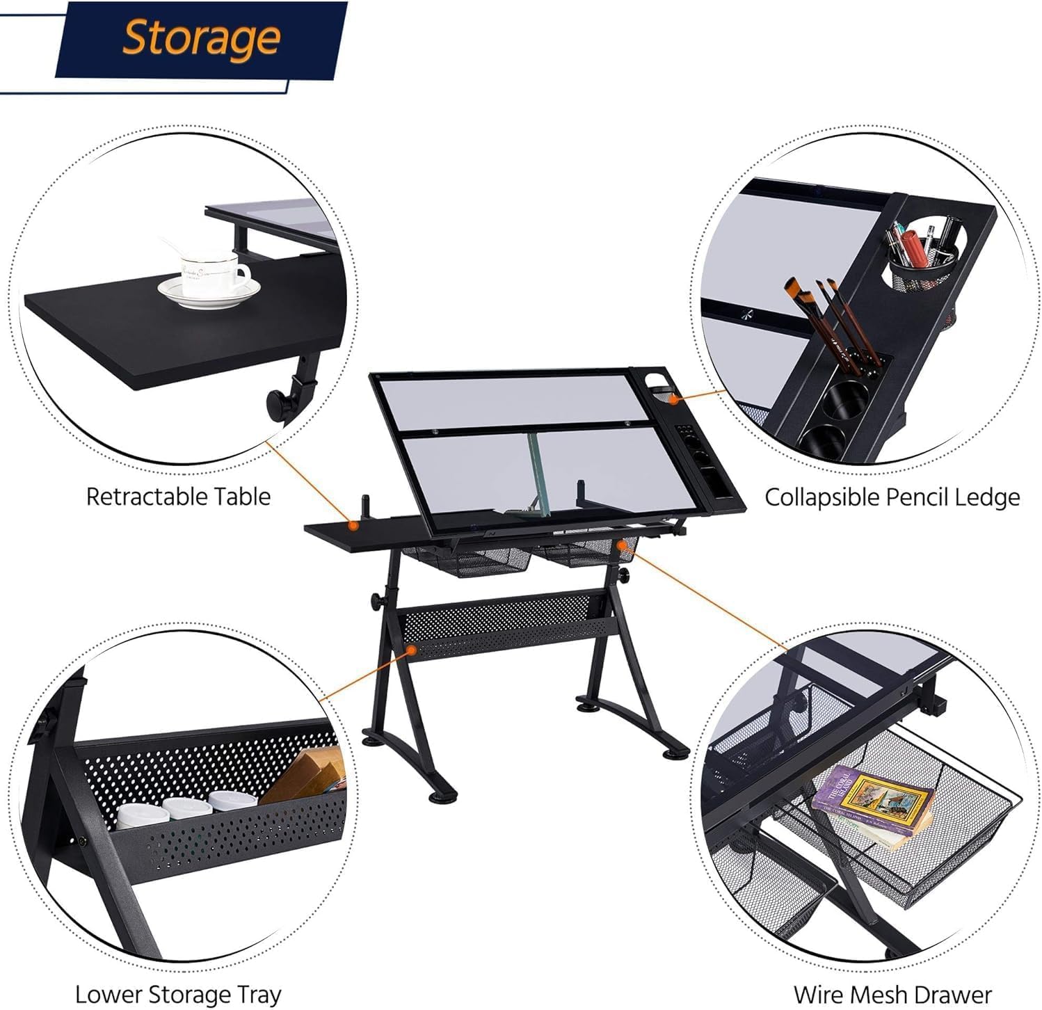 Table w/Stool, Height Adjustab - Art & Craft Paper Ideas recension och pris