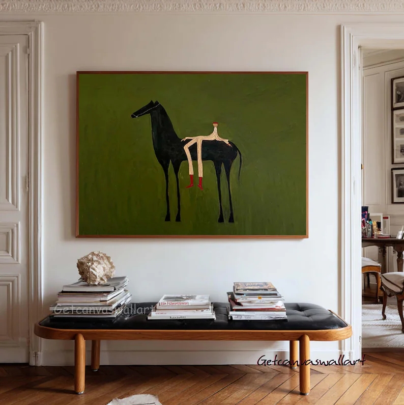 Modern Abstract Western Horse  - Art Craft Toys recension och pris