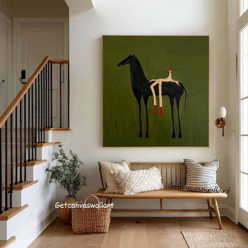 Modern Abstract Western Horse  - Art Craft Toys recension och pris