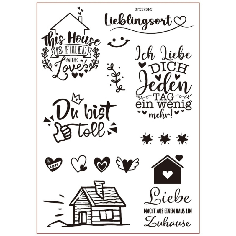 German Rub On Sticker Water Tr - Art Craft Cup recension och pris
