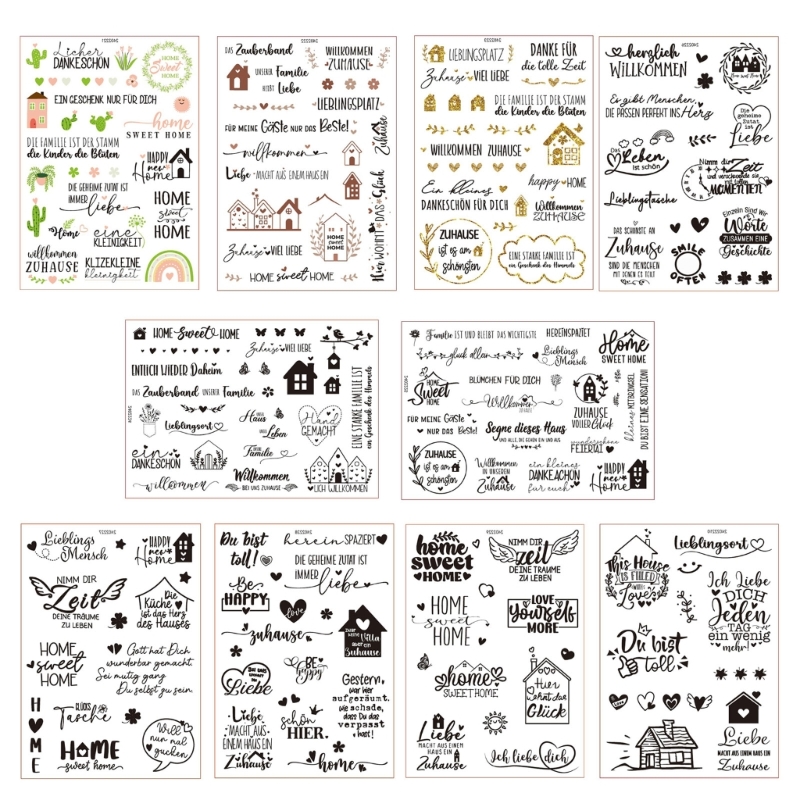 German Rub On Sticker Water Tr - Art Craft Cup recension och pris