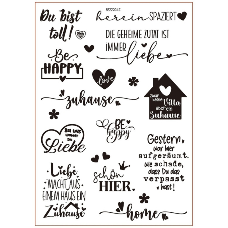 German Rub On Sticker Water Tr - Art Craft Cup recension och pris