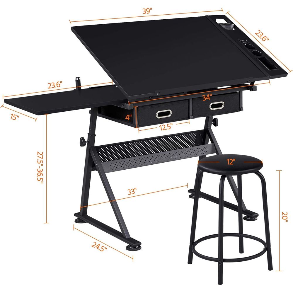 Drafting Table for Artists, He - Art & Craft Paper Ideas recension och pris