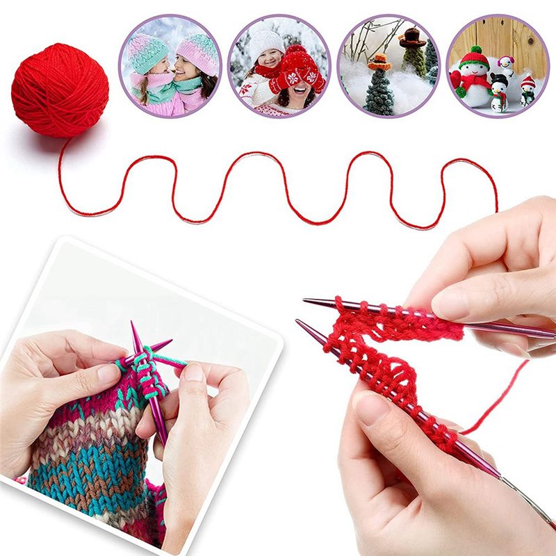 A60Z130 Pieces Aluminum Interc - Knitting Needle Circular recension och pris
