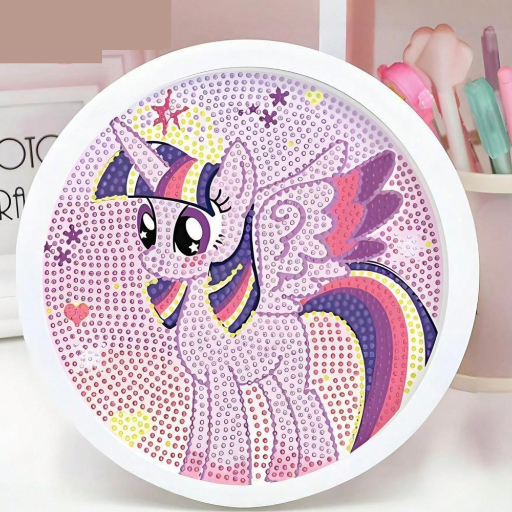 1pc Round Frame Diamond Painti - Art Craft Event recension och pris