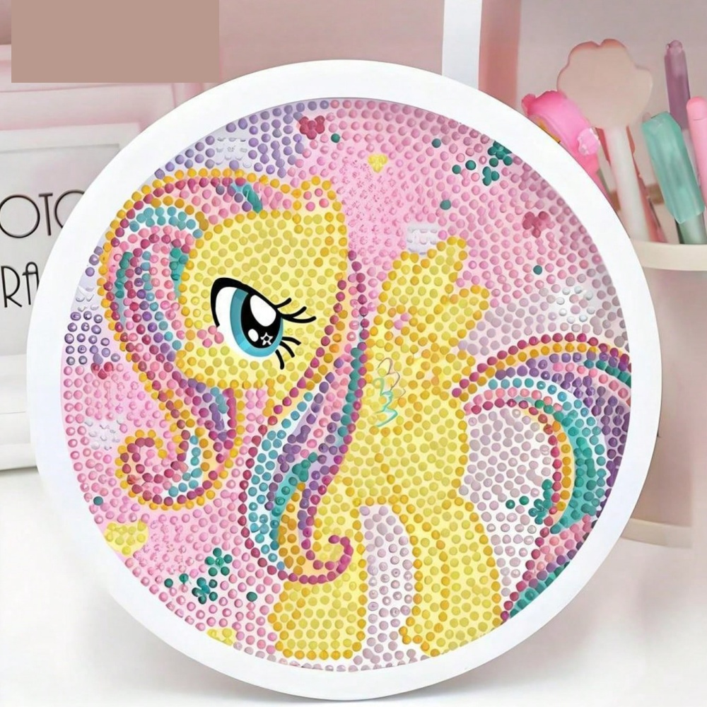 1pc Round Frame Diamond Painti - Art Craft Event recension och pris