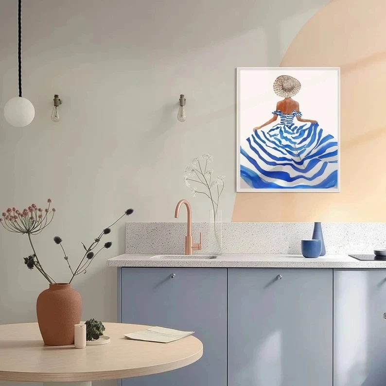 Fashion  Abstract Stripe Woman - Art Craft Toys recension och pris